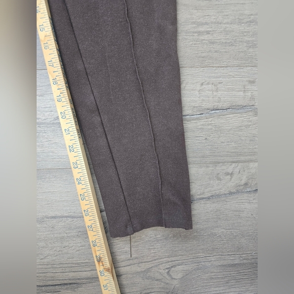 Athleta Venice Heathered Pintuck Pant Chocolate Brown Size ST Athleisure - Picture 8 of 12
